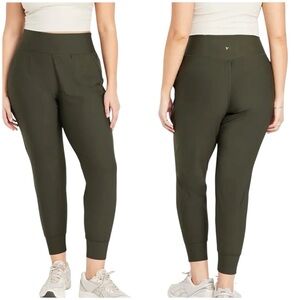 Old Navy High Waisted PowerSoft Pocket Joggers Leggings Size Medium